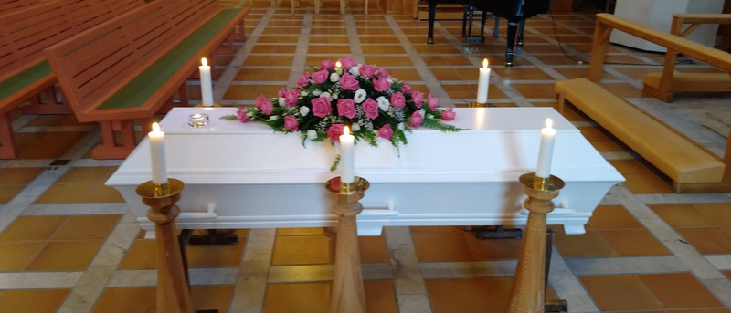 Från begravningsgudstjänsten i Gottsunda kyrka 2021-12-17